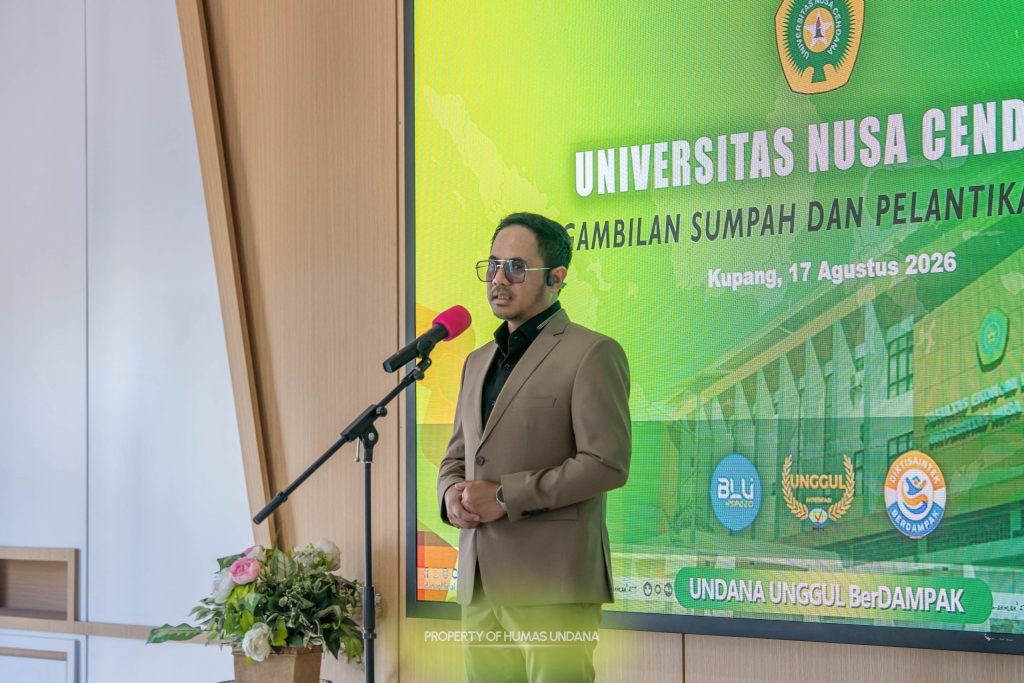 Lantik Dekan FEB, Rektor Undana Resmikan Inkubator Bisnis untuk Cetak Wirausahawan Muda